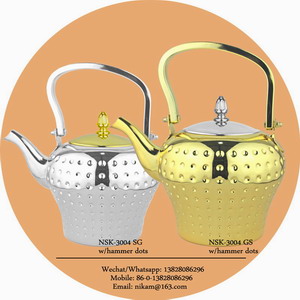 tea pot with hammer dots